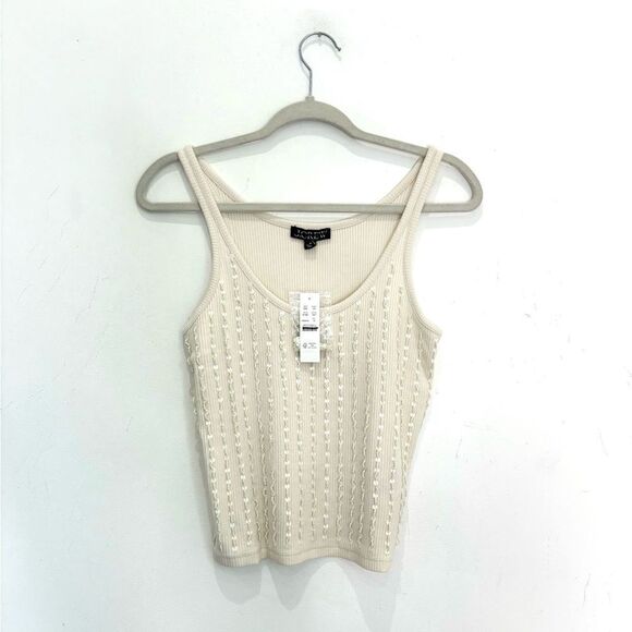 NWT J. Crew Embellished vintage rib tank top - Picture 7 of 11